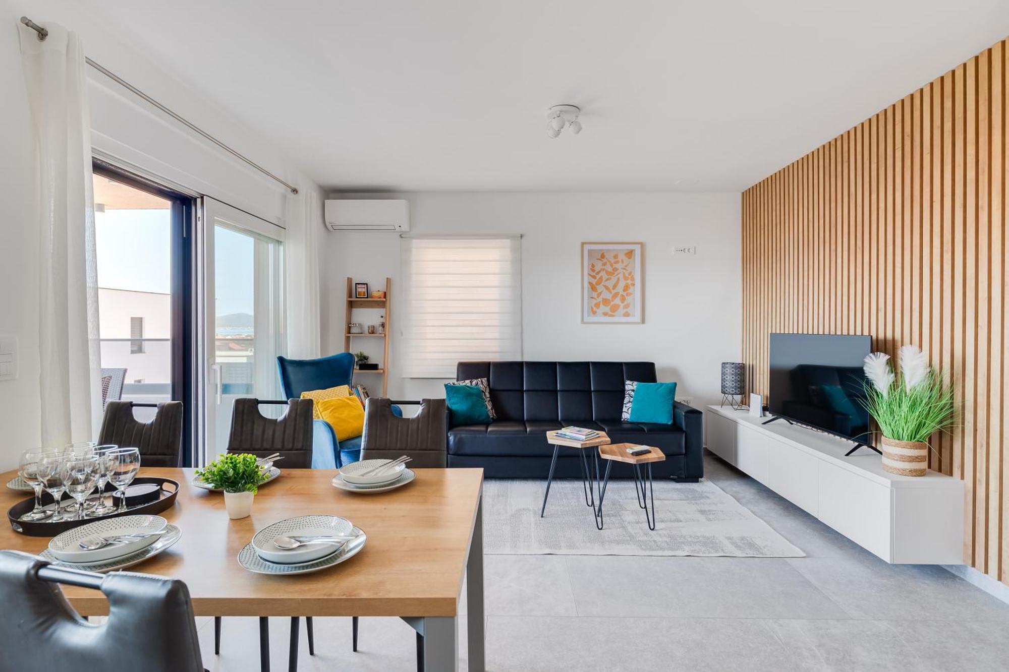 Sea Bay View Apartment - Appartement Avec Piscine Et Magnifique Vue Sur Mer 圣菲利普雅科夫 外观 照片