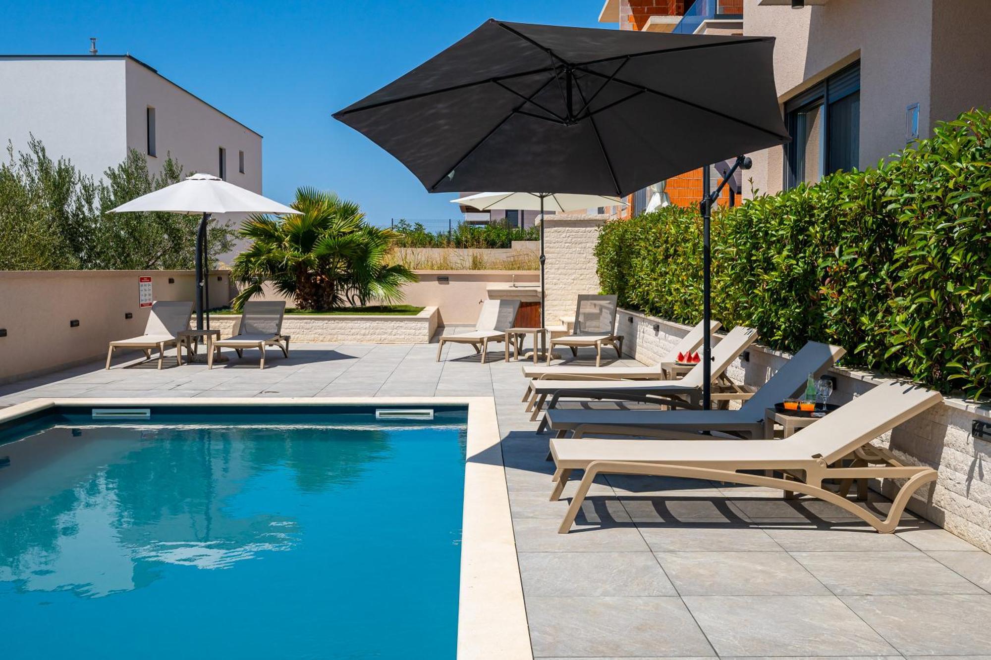 Sea Bay View Apartment - Appartement Avec Piscine Et Magnifique Vue Sur Mer 圣菲利普雅科夫 外观 照片